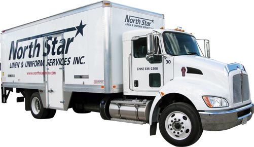 North Star Linen will pick up and deliver your laundry weekly