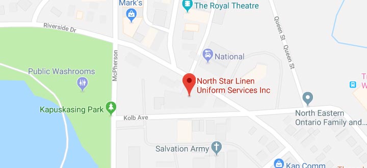 North Star Linen - Kapuskasing, Ontario - Map